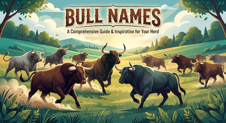Legendary Bull names with name generator