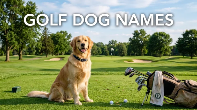 Golf Dog names with name generator