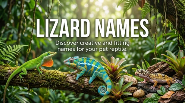Lizard names with name generator