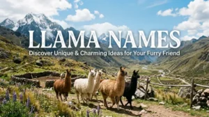 Llama names with name generator