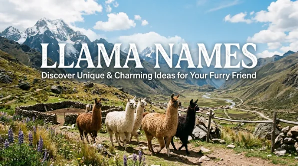 Llama names with name generator