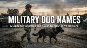 Military dog names with name generator