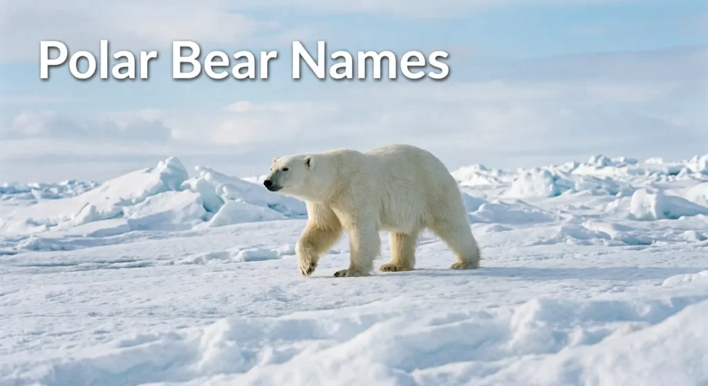 Polar bear names with name generator
