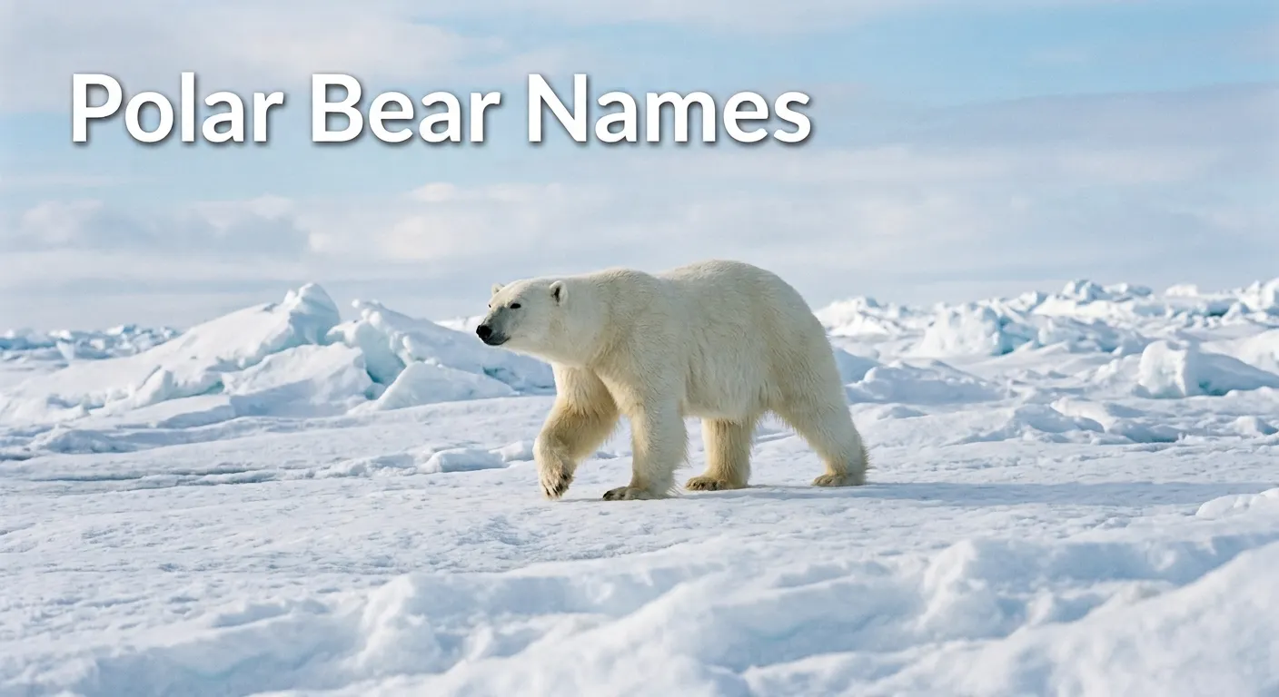 Polar bear names with name generator
