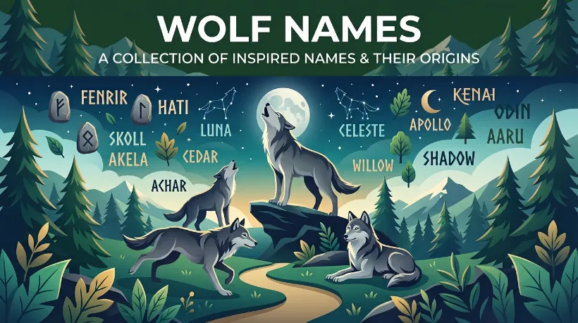 Epic Wolf names with name generator