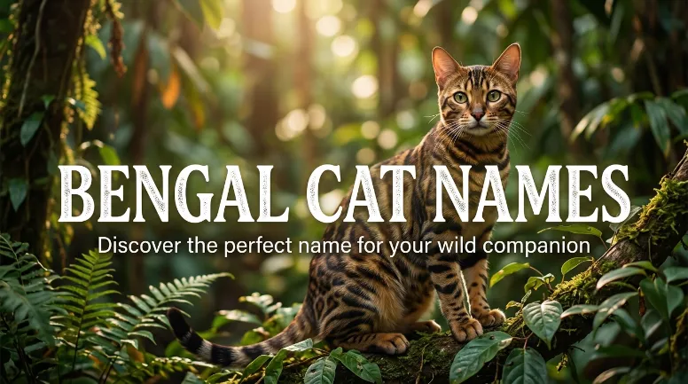 Bengal Cat Names with names generator