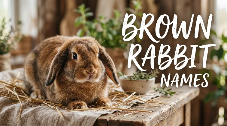 Brown Rabbit Names with name generator